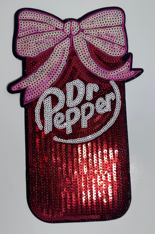 Dr Pepper Sequin Patch